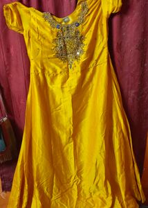 Yellow Ethnic Gown