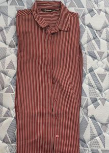 Striped Maroon Shirt
