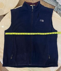 Navy Blue Sleeveless Fleece Vest