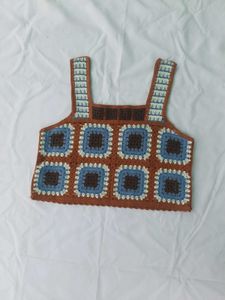 Crochet Patchwork Tank Top