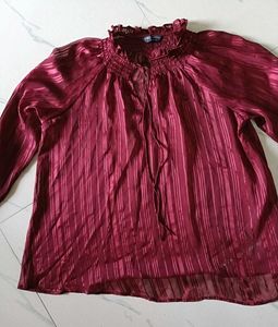 Marks &amp; SpencerSolid Blouse with Tie-Up