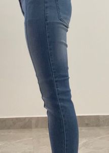 Westside Distressed Hem Skinny Jeans