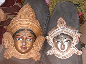 2 Durga metal Face Masks