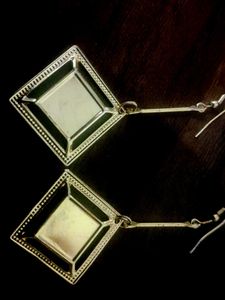 Geometric Drop Earring(Gold)