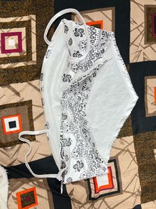 White Bandana Top