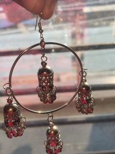 Hoop Jhumka Earrings