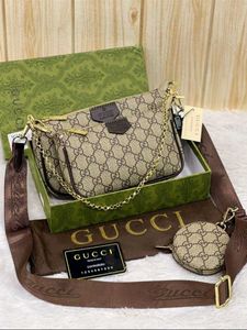 GUCCI 3 PCS POCHETTE 12AA QUALITY WITH BOX
