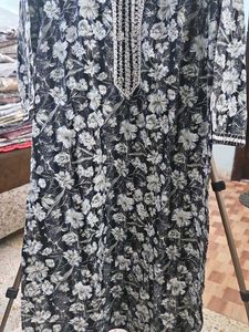 Floral Print Kurta Pillzo Set With Dupatta Size av