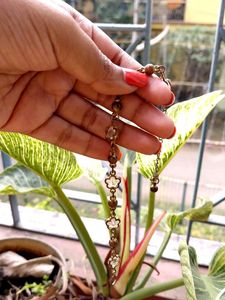 Silver Bangle Bracelet And Earring set