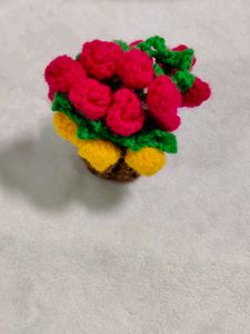 Crochet Rose Coaster