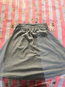 Knee Lenght Skirt With Built In Shorts