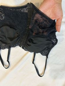 Black Lace Bustier