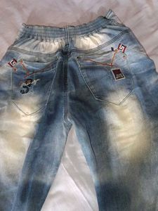 Denim Shorts, Size-medium
