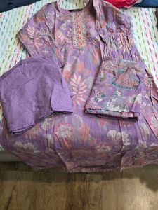 Floral Print Kurta Set