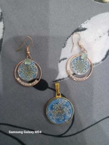 Resin Earrings Set
