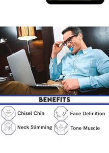 Jawline Exerciser Jaw Face Tool Double Chin Reducer for Women Face Fat Reducer Jaw Exerciser for Men Jawline Shaper Slim and Tone Your Face