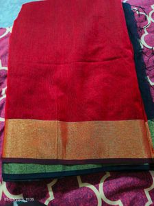 Cotton Hafe Haf Saree