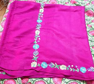 Elegant Embroidered Winter Shawl