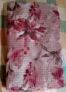 Elegant Floral Print Saree