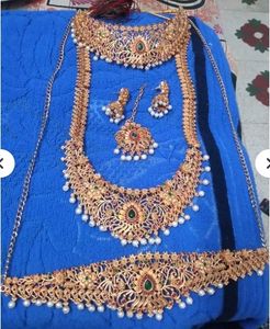 Very Low Price Bridal Traditional Gold Plated Set