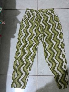 Green Printed Kurta Set