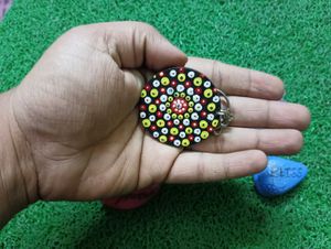 Handmade Painted Keychain