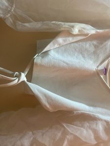 Crop Top White Color Xxl Size