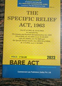 Commercials Law Publishers Set Of 9 Bare Acts.