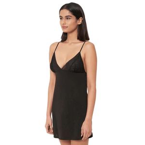Short Satin Babydoll Chemise