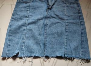 Denim Mini Skirt