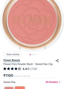 FLOWER BEAUTY POT BLUSH- SWEAT PEA