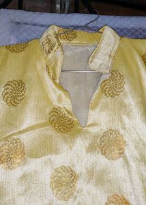 Yellow Occasional Simple Kurta For Girls Or Womens