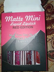 Matte Mini Liquid Lipstick Red Edition