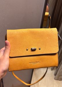 Accessorize London Mustard Crossbody Bag