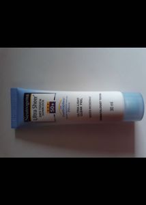Neutrogena Combo Cleanser, moisturiser, sunscreen