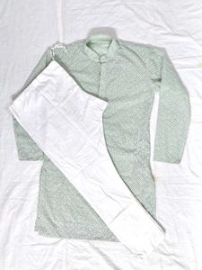 Men&#39;s Light Green Kurta