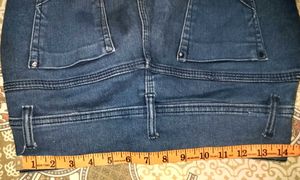 High Waist Blue Denim