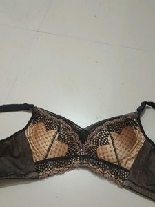Black And Gold Bra