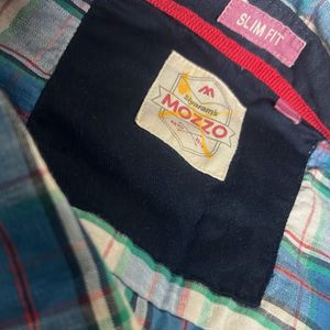 Mozzo Plaid Button-Down Shirt
