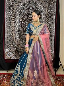 Elegant Blue Lehenga