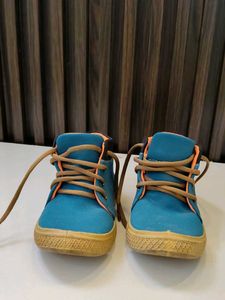Cute Blue Baby Booties