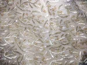 Cream Color Designer Saree With Redimade Blouse