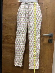 🤍💕Spring Bloom Jaipuri Cotton Anarkali Kurta wit