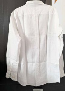 Uniqlo White Button-Down Shirt