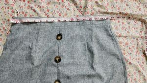 Formal Grey Pencil Skirt