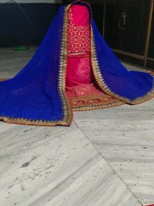 UNSTITCH MULTY COLOR LEHENGA