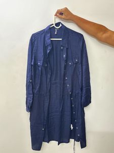 Blue Shirt Dress