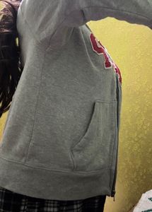 GAP Hoodie - Grey with Red Logo