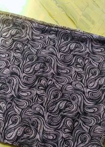 SAANCHI ENTERPRISE Grey Rayon Printed Scarf