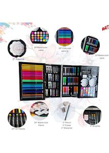 Art Supplies Kit With Metal Suitcase